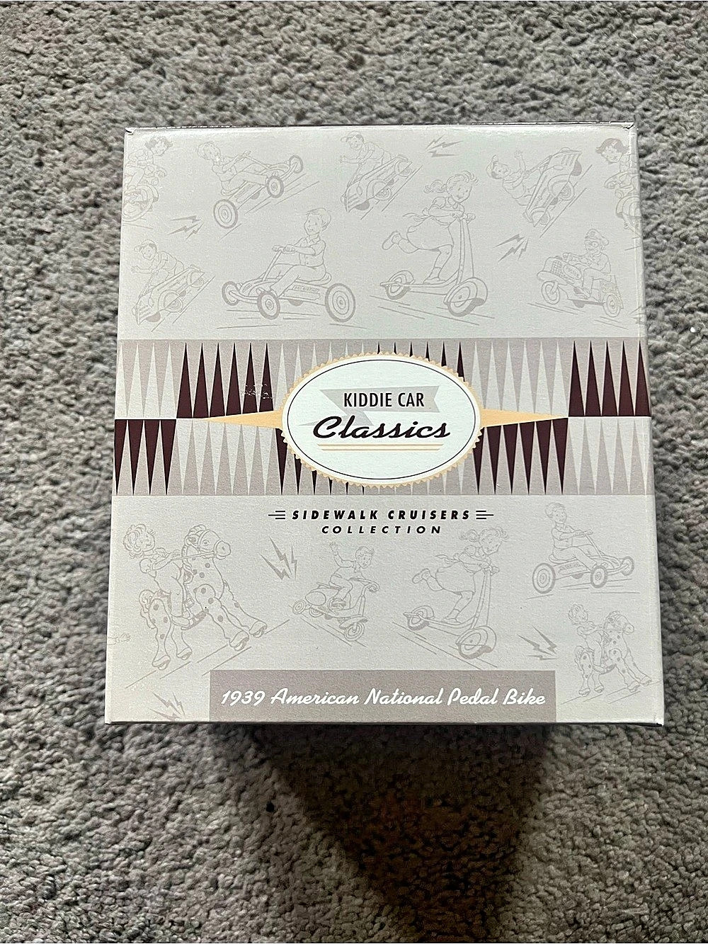 Kiddie Car Classics 1939 American National Pedal Bike Collectible Green Pedal